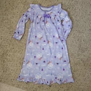Girl's Flannel Frozen Nightgown Size 4T